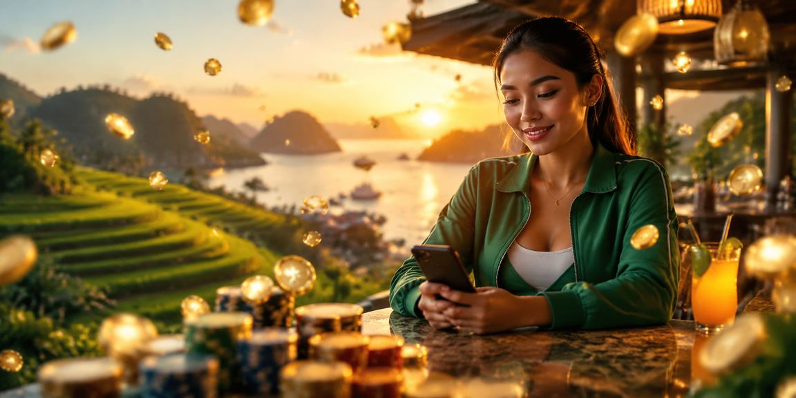 Model menampilkan keistimewaan program VIP di platform neo77