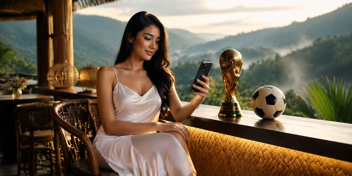 Fans sepak bola mengikuti pertandingan di neo77